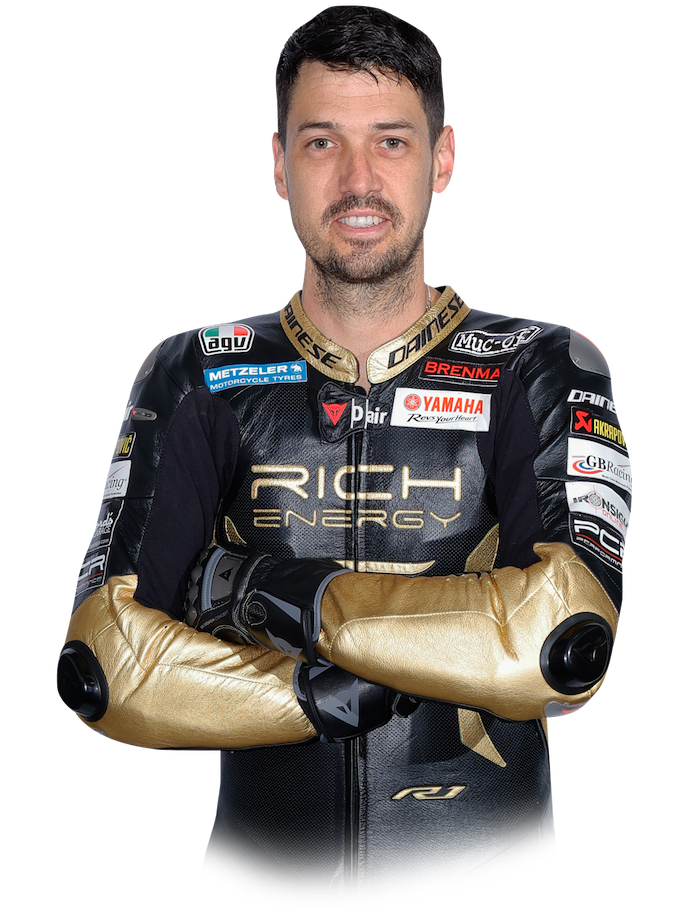 HILLIER POSE OMG Racing Superbike Team